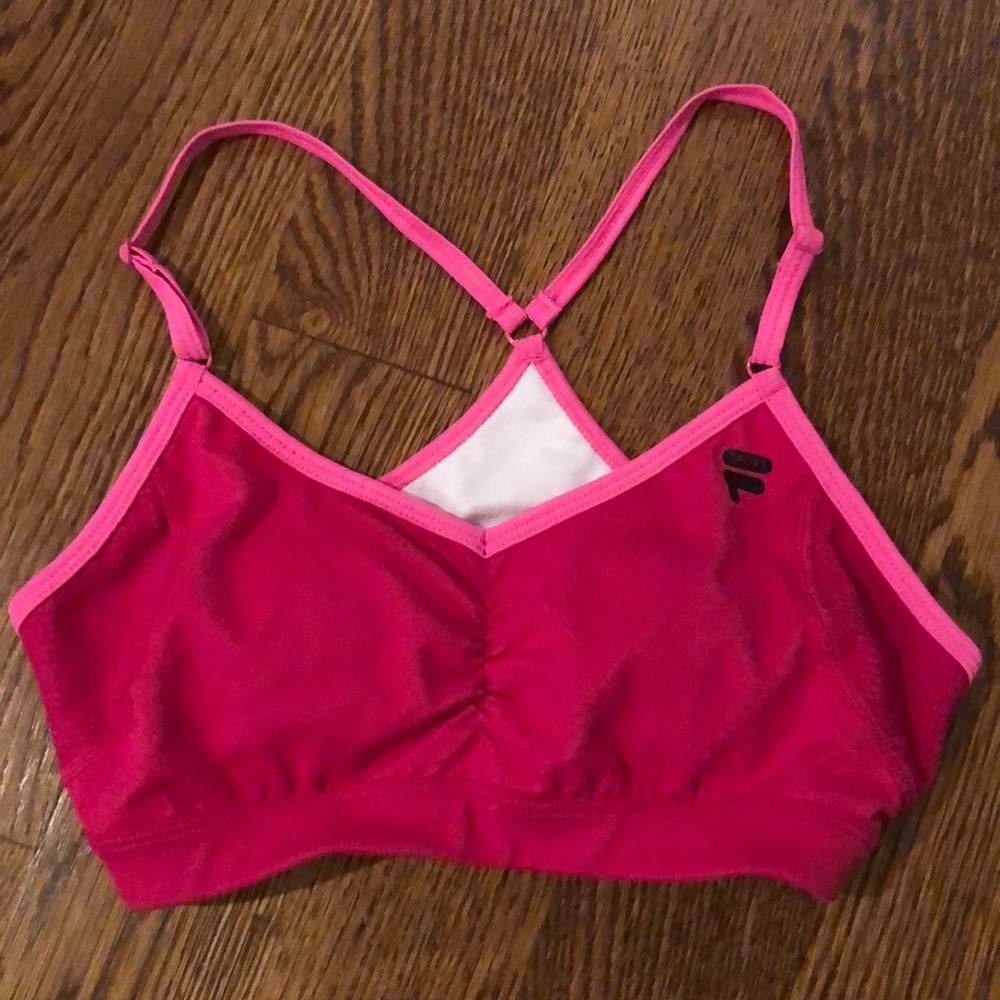 Fila Fuchsia Pink Sports Bra